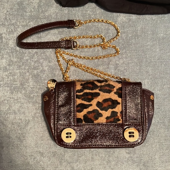 Milly authentic exotic leopard trim cross body - Picture 8 of 8